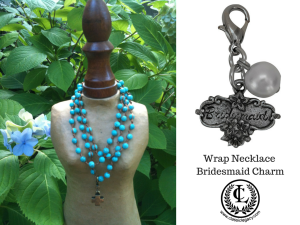Wrap Necklace Bridesmaid Charm