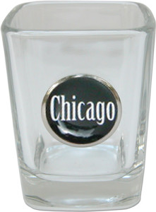 Shot Glass Chicago Medallion