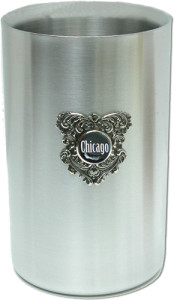 Wine Cooler with Silver medallion & Chicago