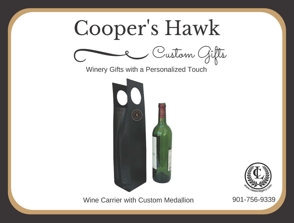 Cooper's Hawk Winery custom wine carrier
