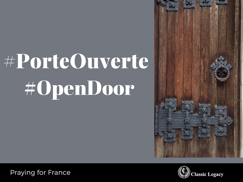 Praying for France PorteOuverte OpenDoor