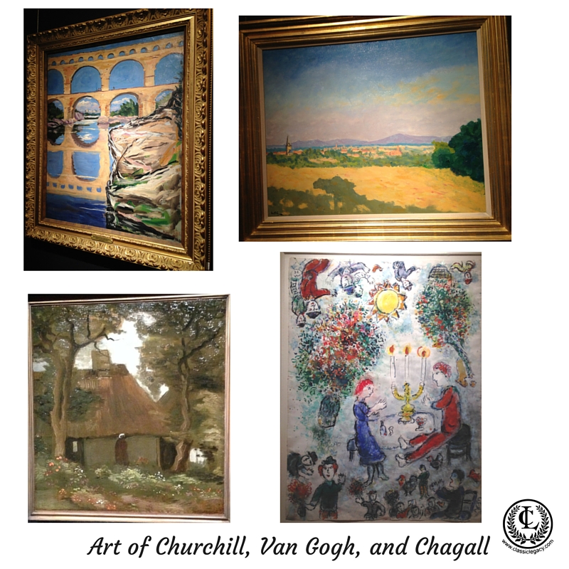 + Art of Churchill, Van Gogh, and Chagall
