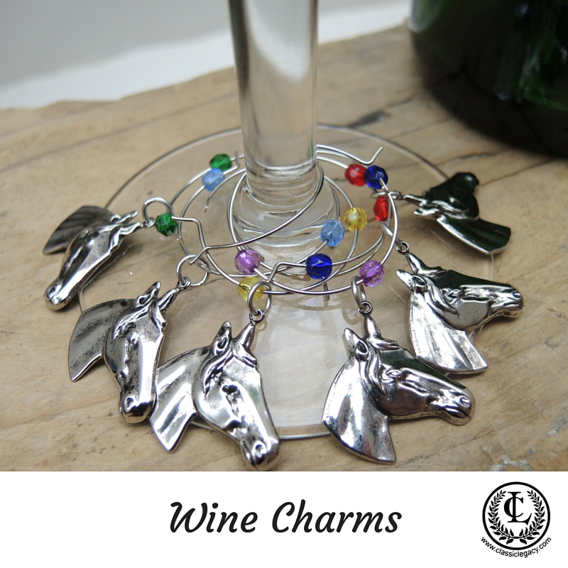 Equestrian Wine Charms by Classic Legacy