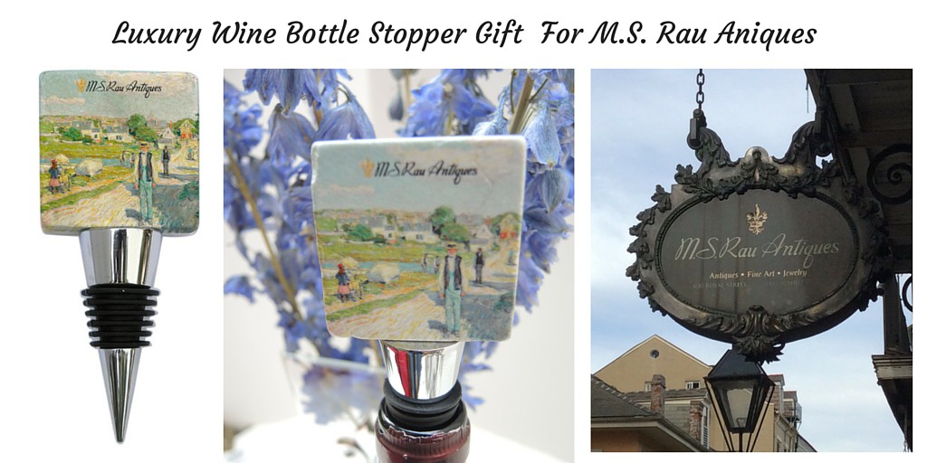 Luxury Wine Stopper M.S. Rau gift Twitter