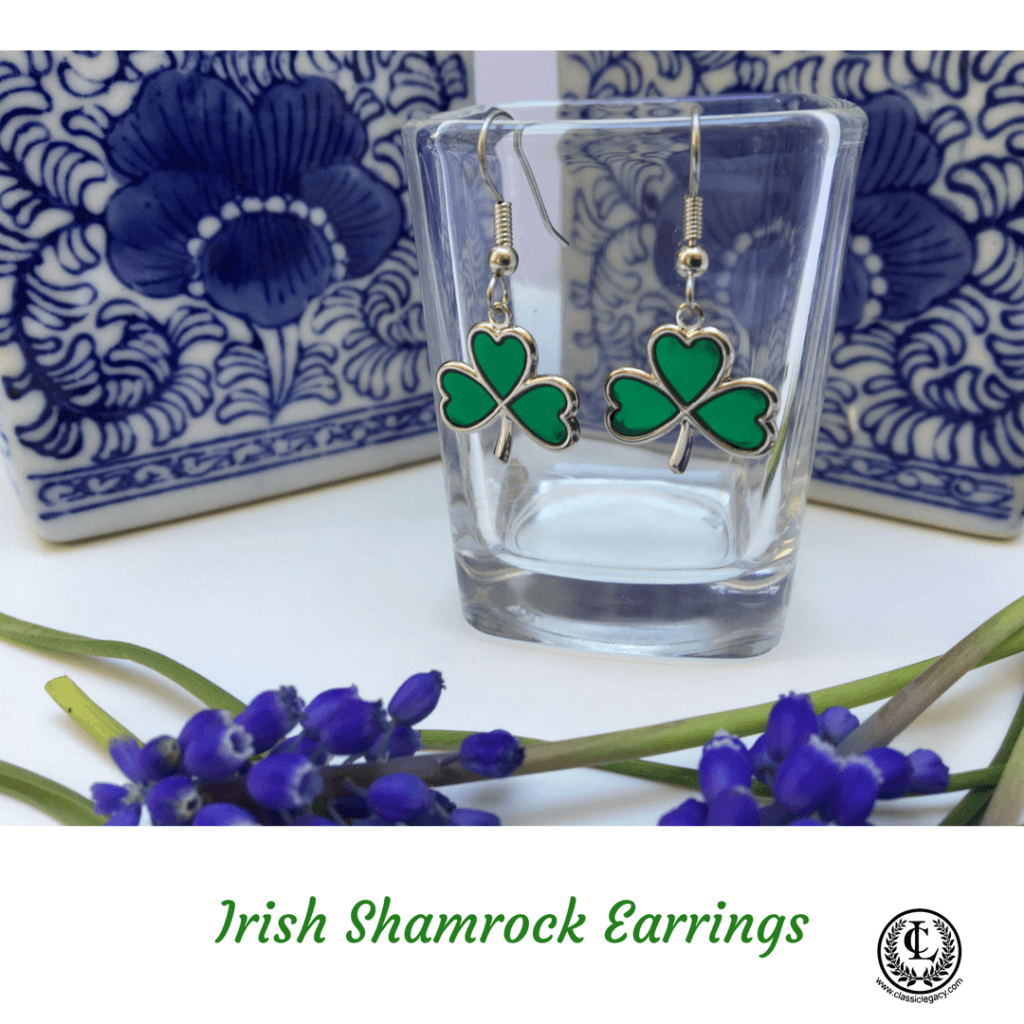 Earrings Irish Shamrocks