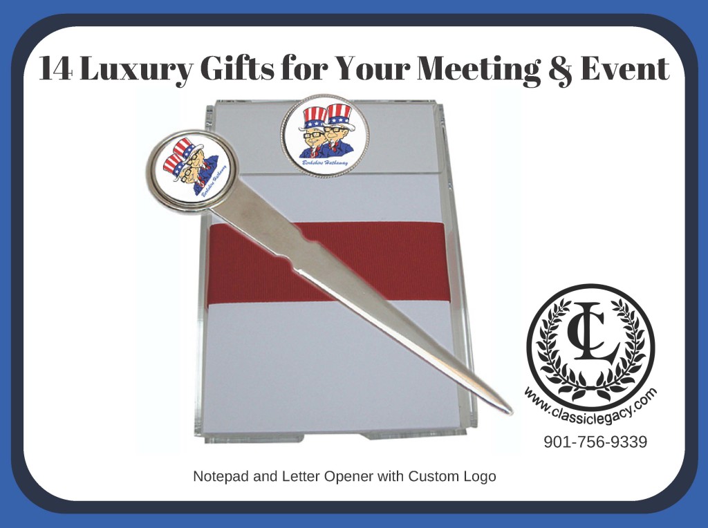 14 Luxury gifts for your Meeting & Event Warren Buffett Notepad & Letter Opener