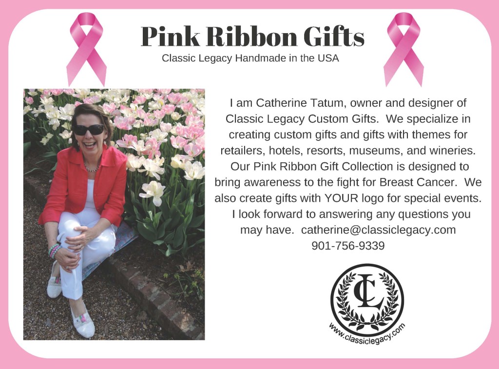Pink Ribbon Gifts designed by Classic Legacy are unique and inspire hope. 