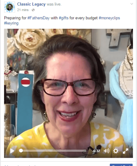 Catherine Facebook Live Father's Day Gifts