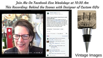 Facebook Live Broadcast Vintage Images on Custom Gifts by Classic Legacy