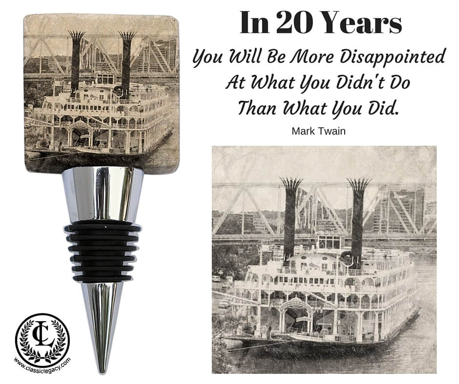 American Queen Steamboat Company Vintage Image on Gifts by Classic Legacy