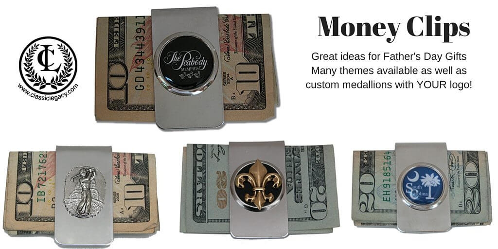 Money Clips for Father's Day designed by Classic Legacy