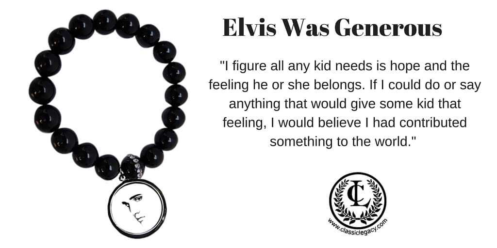 Elvis was generous