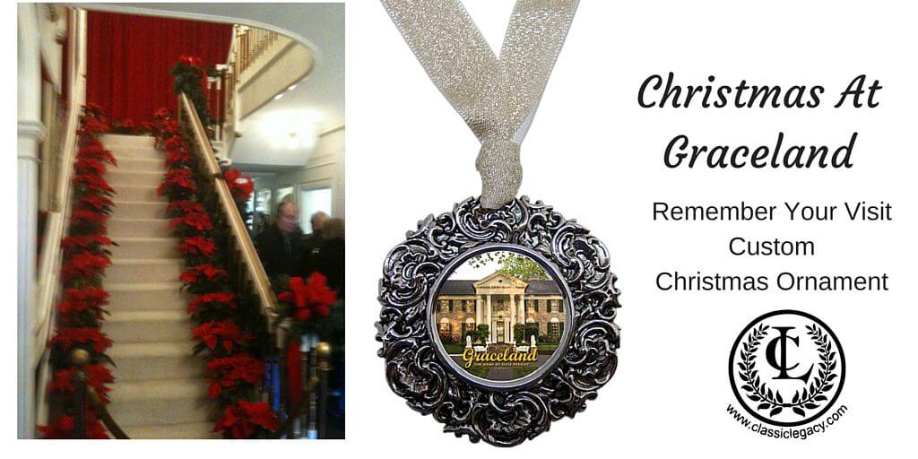 Custom Graceland Christmas ornament designed by Classic Legacy 