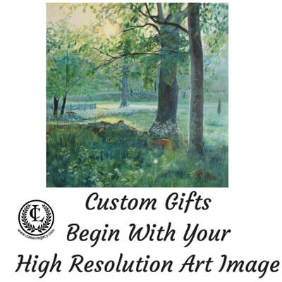 Artist Gifts Custom Gifts Begin With Your High Resolution Art Image