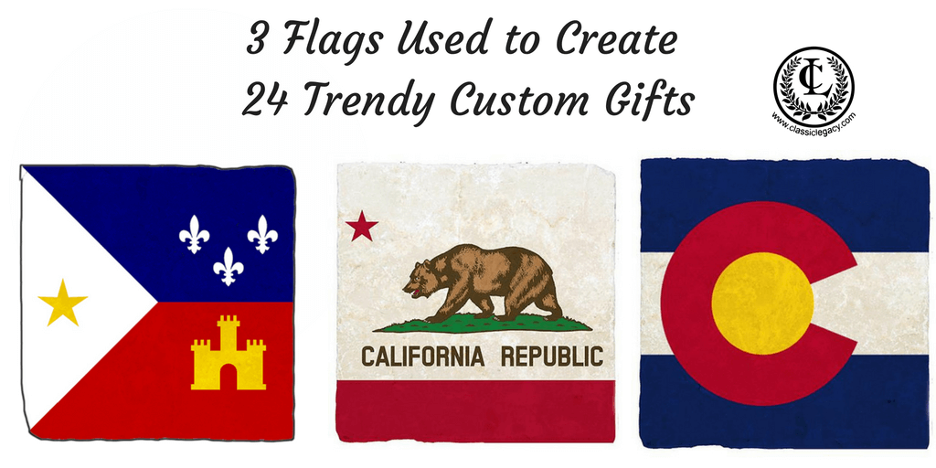 Flag Gifts Using 3 Different Flags Create Stand Out Gifts
