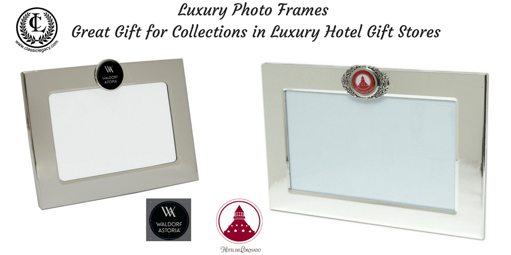 Custom Silver Photo Frames great gift for luxury hotels
