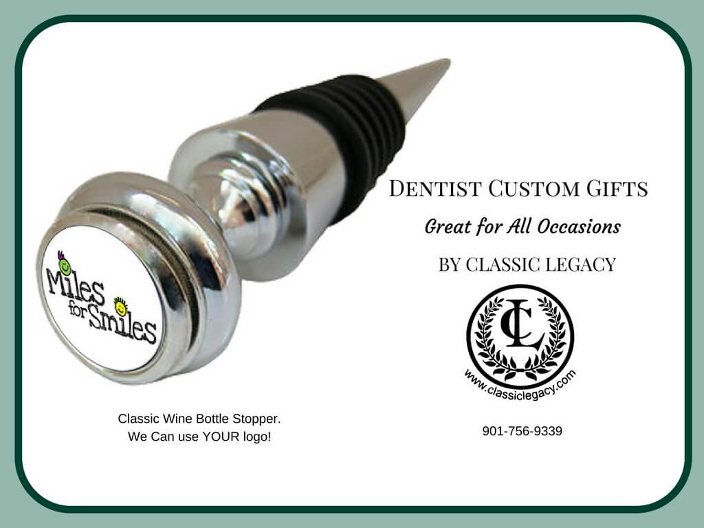 Dental Gifts benefited Miles for Smiles | Wine Stopper