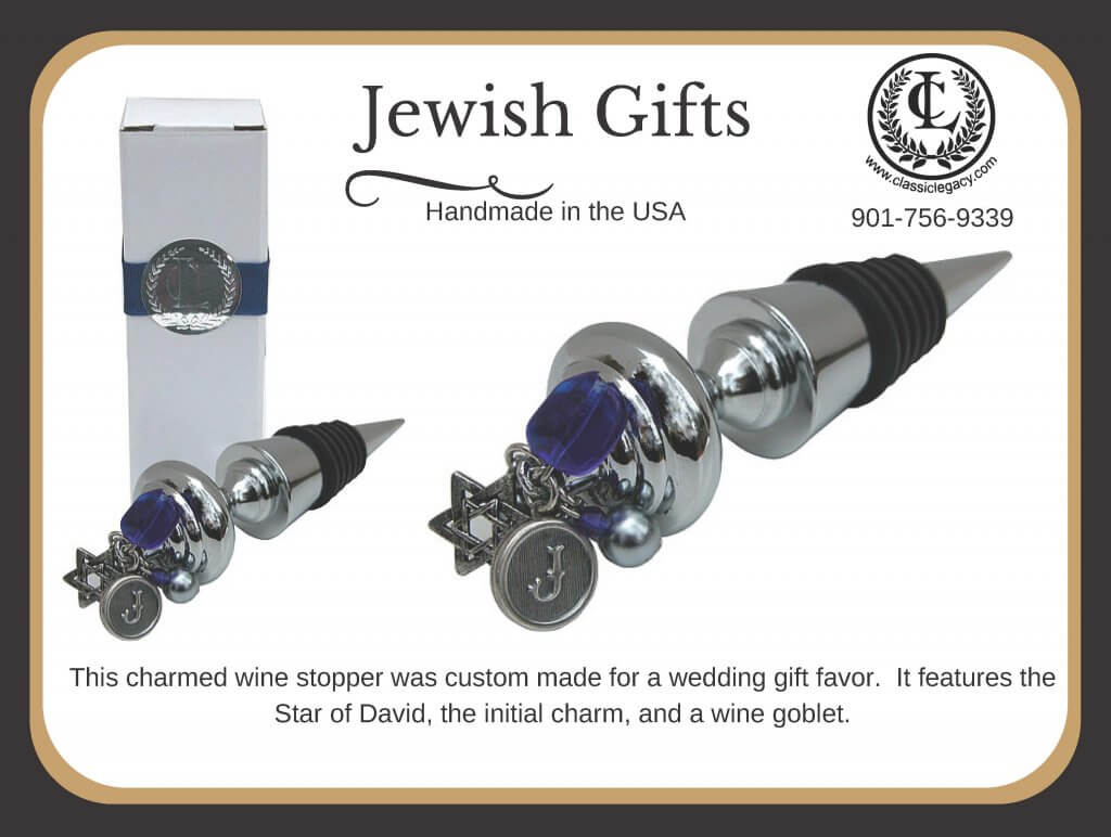 Jewish Theme Custom Wine Bottle stopper