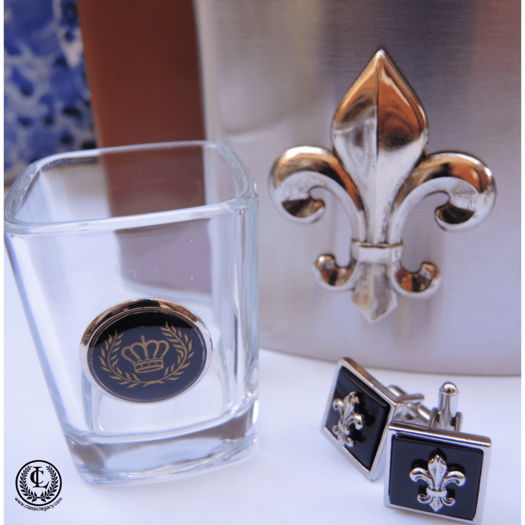 Shot Glass with Hotel Del Coronado Crown Custom Medallion