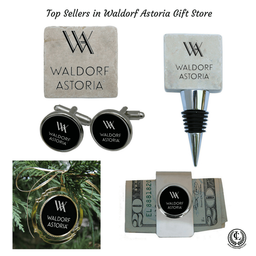 Custom Hotel Gifts Designed for Waldorf Astoria by Classic Legacy