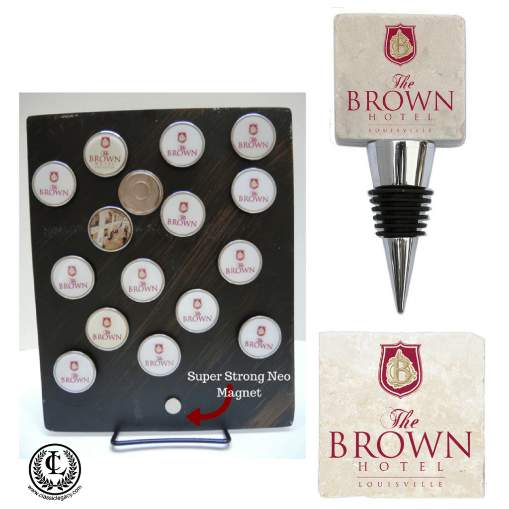 Personalized Gifts Brown Hotel Magnets