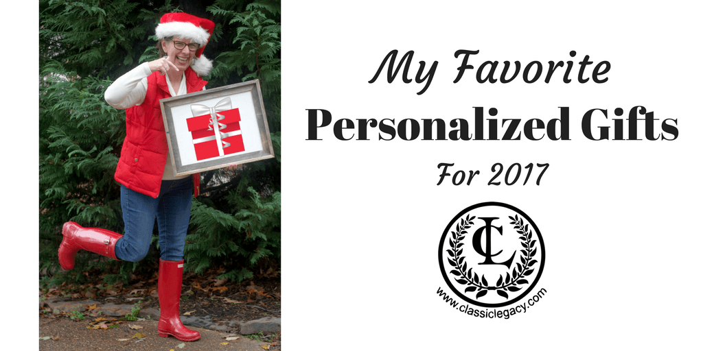 My Favorite Personalize Gifts for 2017