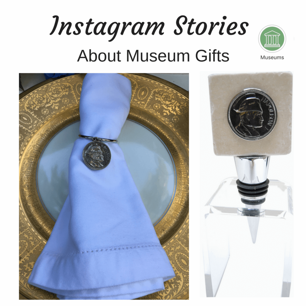 Instagram Story Icons highlight Museum gifts