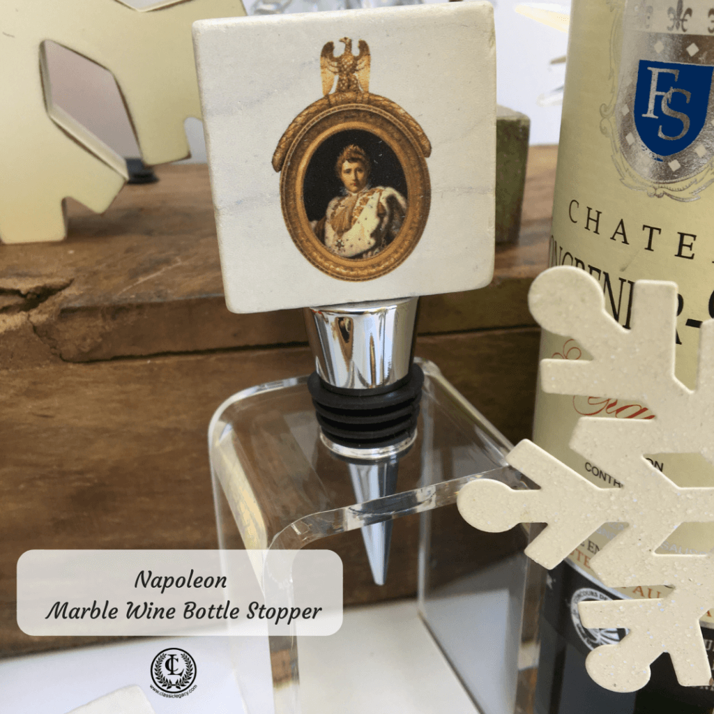 Napoleon Wine Bottle stopper Available in Nelson-Atkins Gift Store