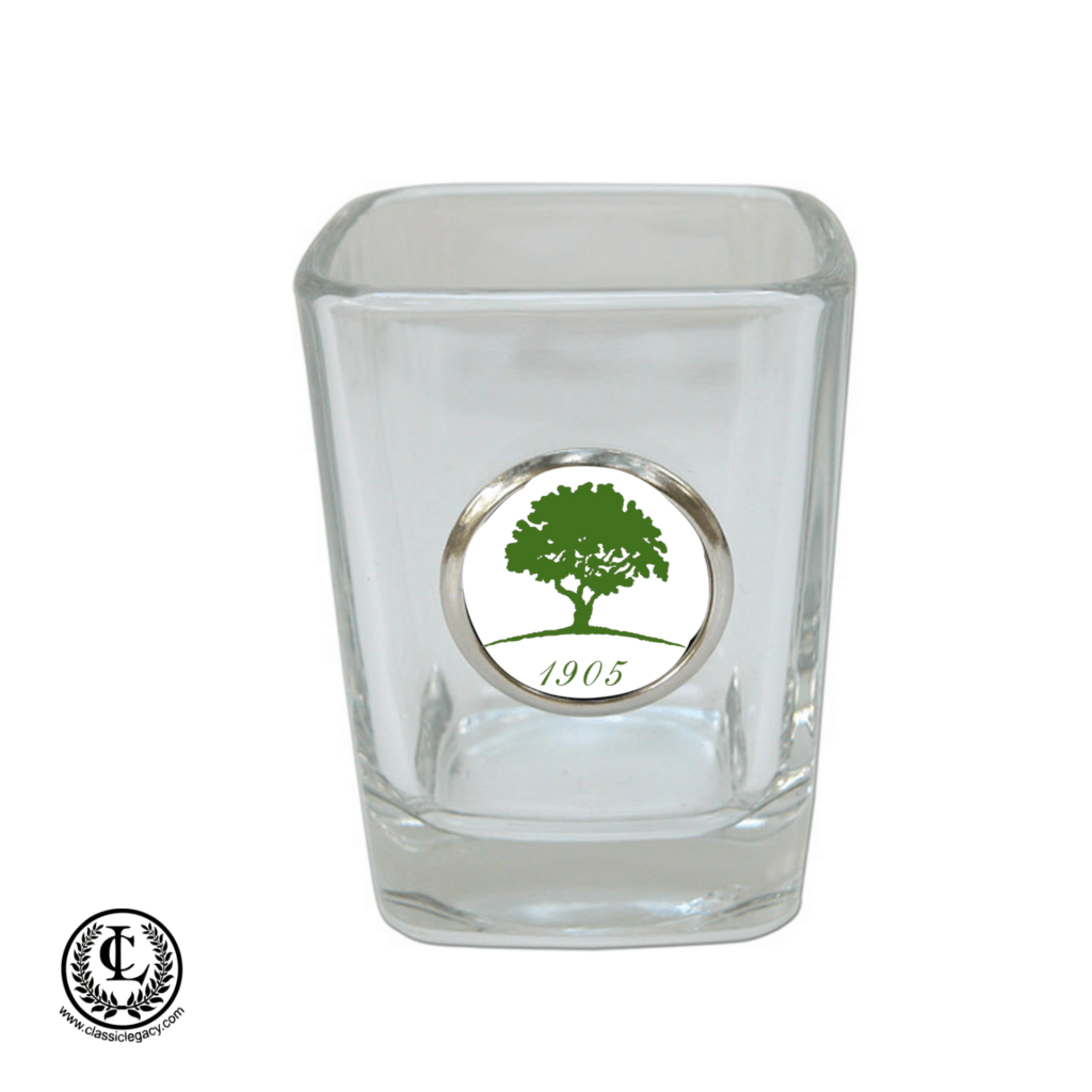 logo gift for Memphis Country Club shot glass 