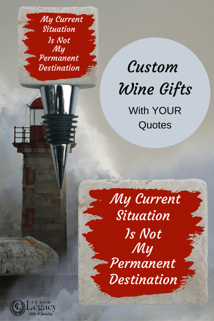 Wine gifts with Quote about current situation