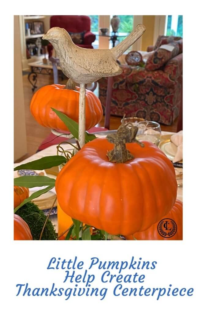 Pumpkins help create Thanksgiving Centerpiece