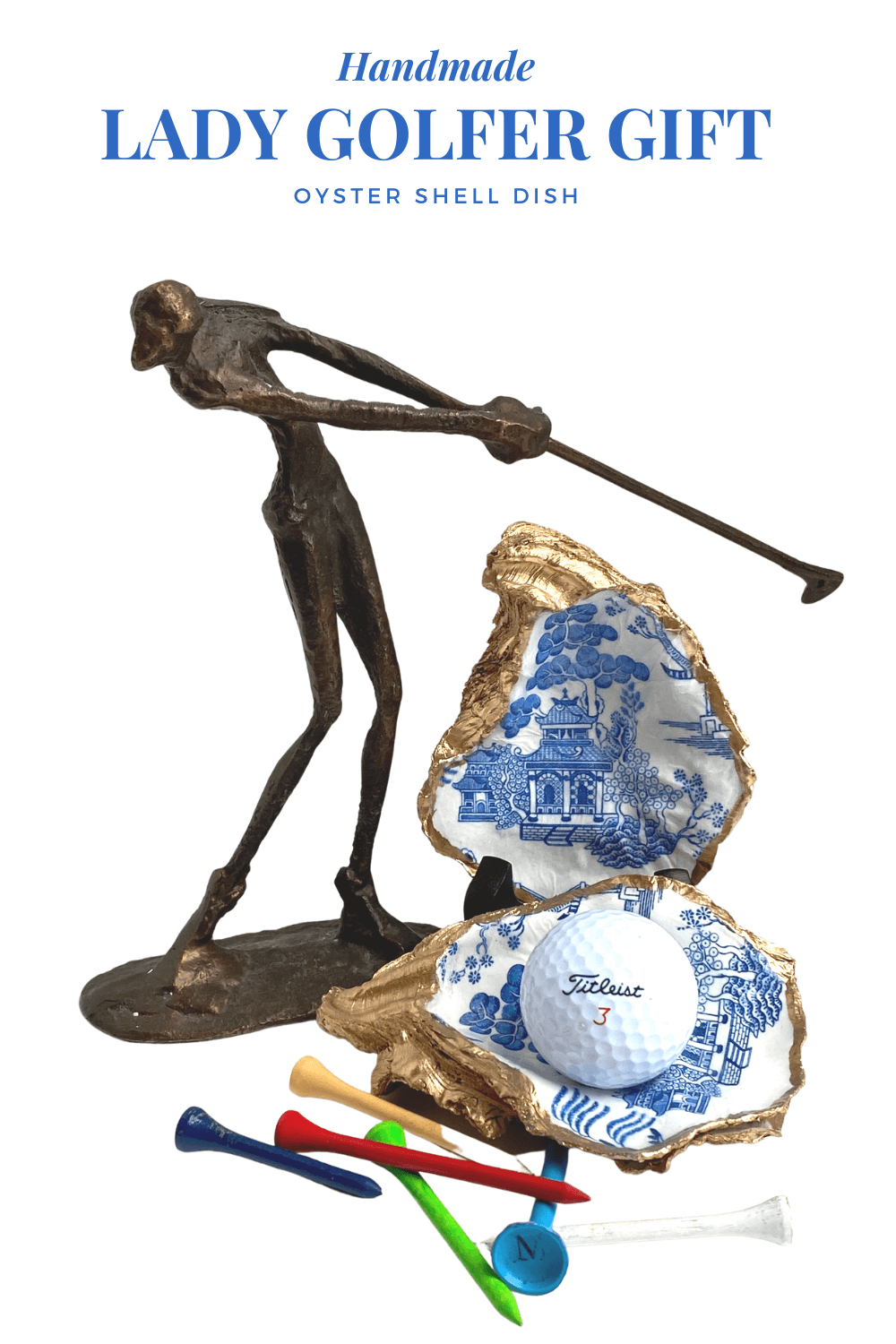 Lady Golf Gift, Oyster Shell Dish