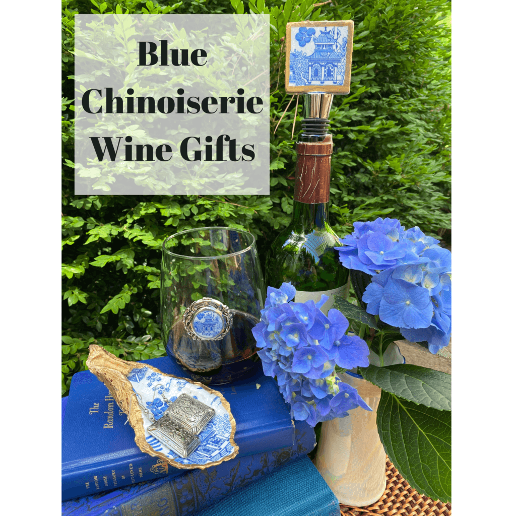 Blue Chinoiserie Wine Gifts